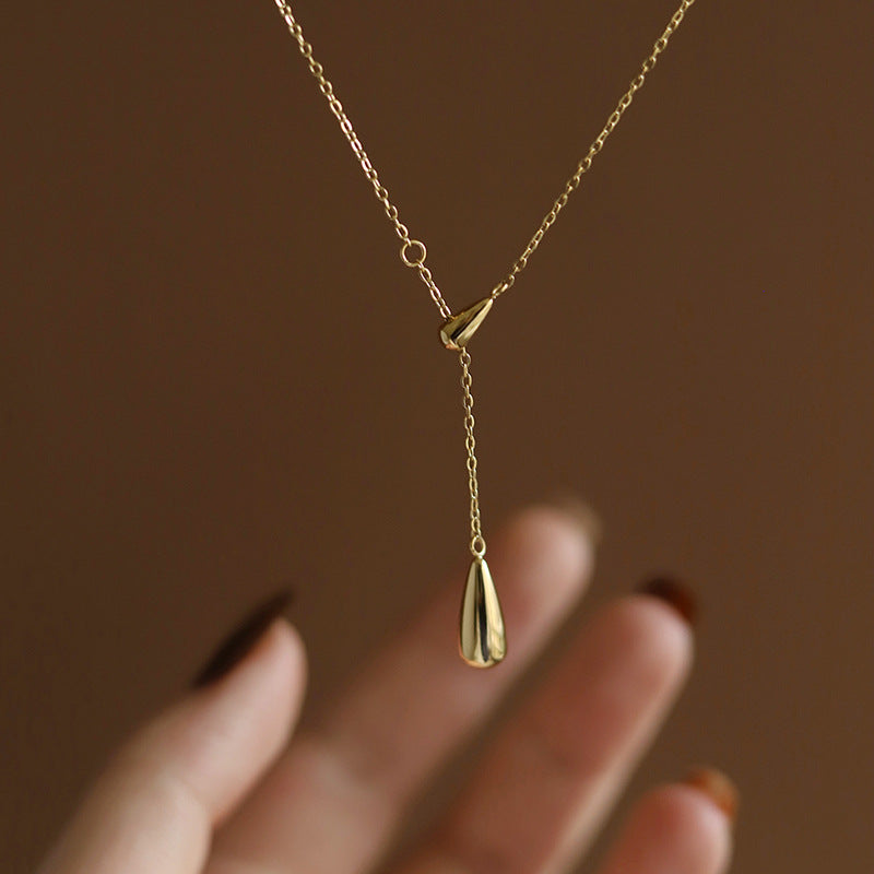 Golden Teardrop Necklace