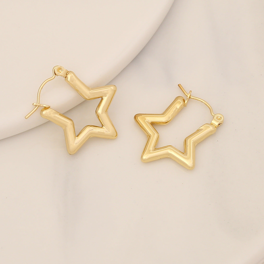 Golden Star Earrings