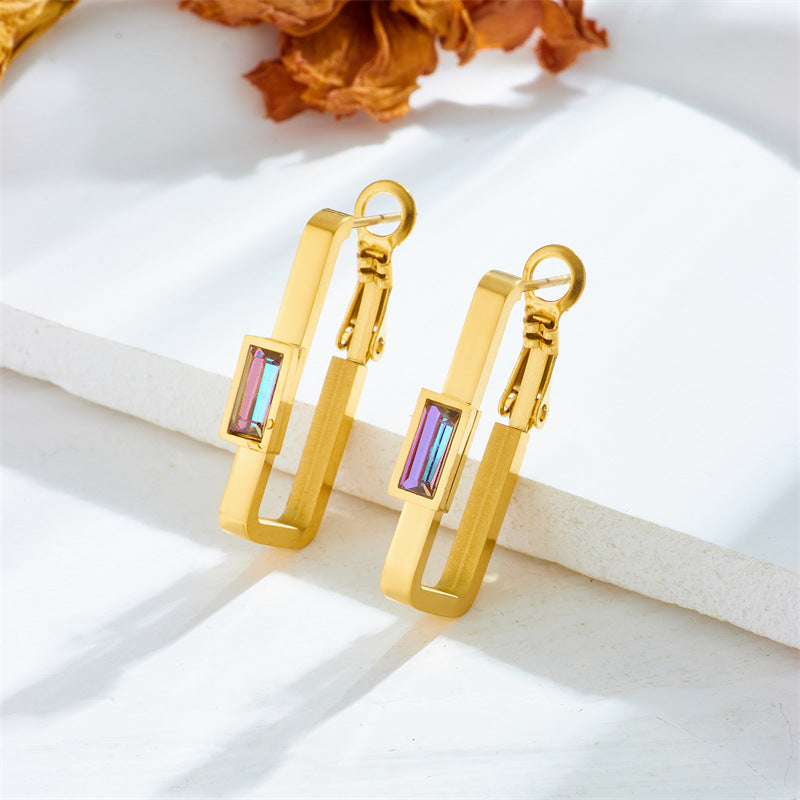 Chic Square Bar Earrings