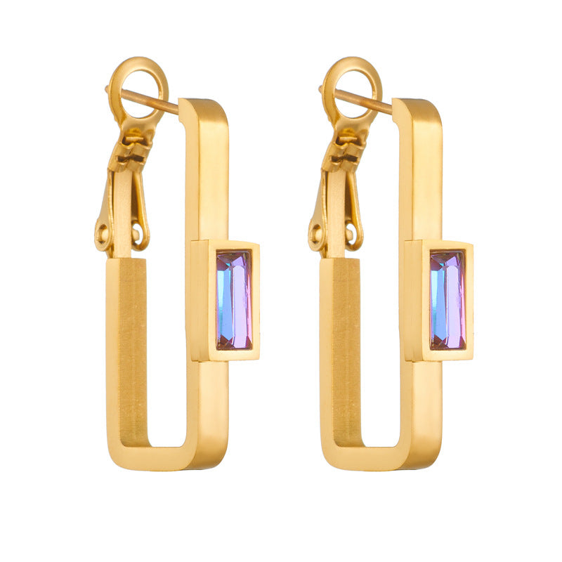 Chic Square Bar Earrings