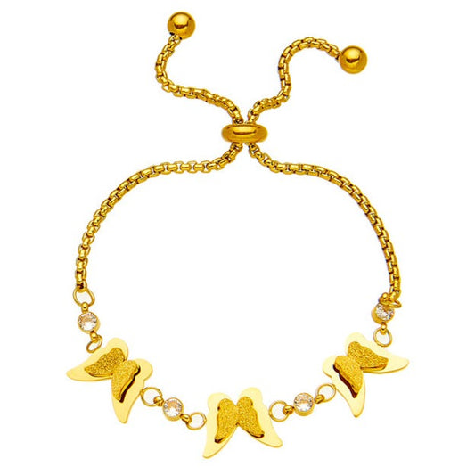 Golden Butterfly Sparkle Bracelet