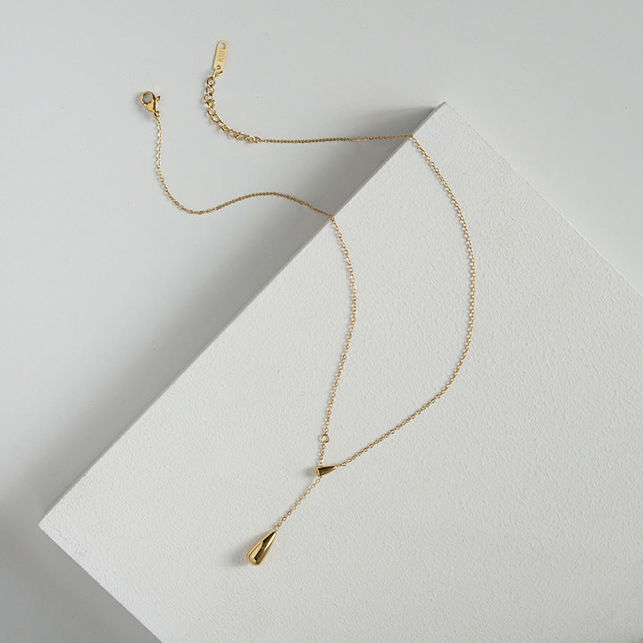 Golden Teardrop Necklace