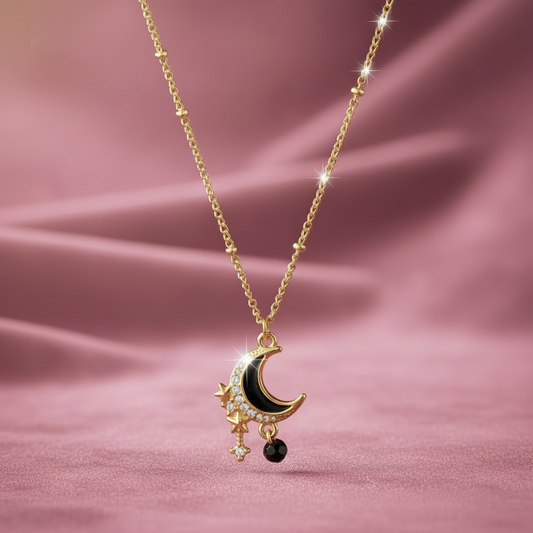 Black Moon Necklace