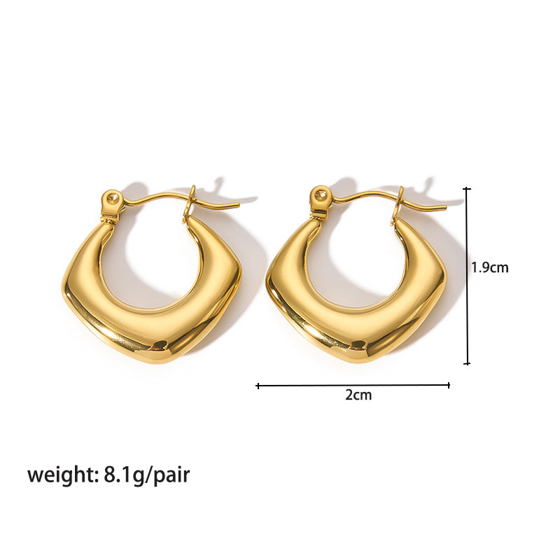 Golden Luxe Stainless Earrings