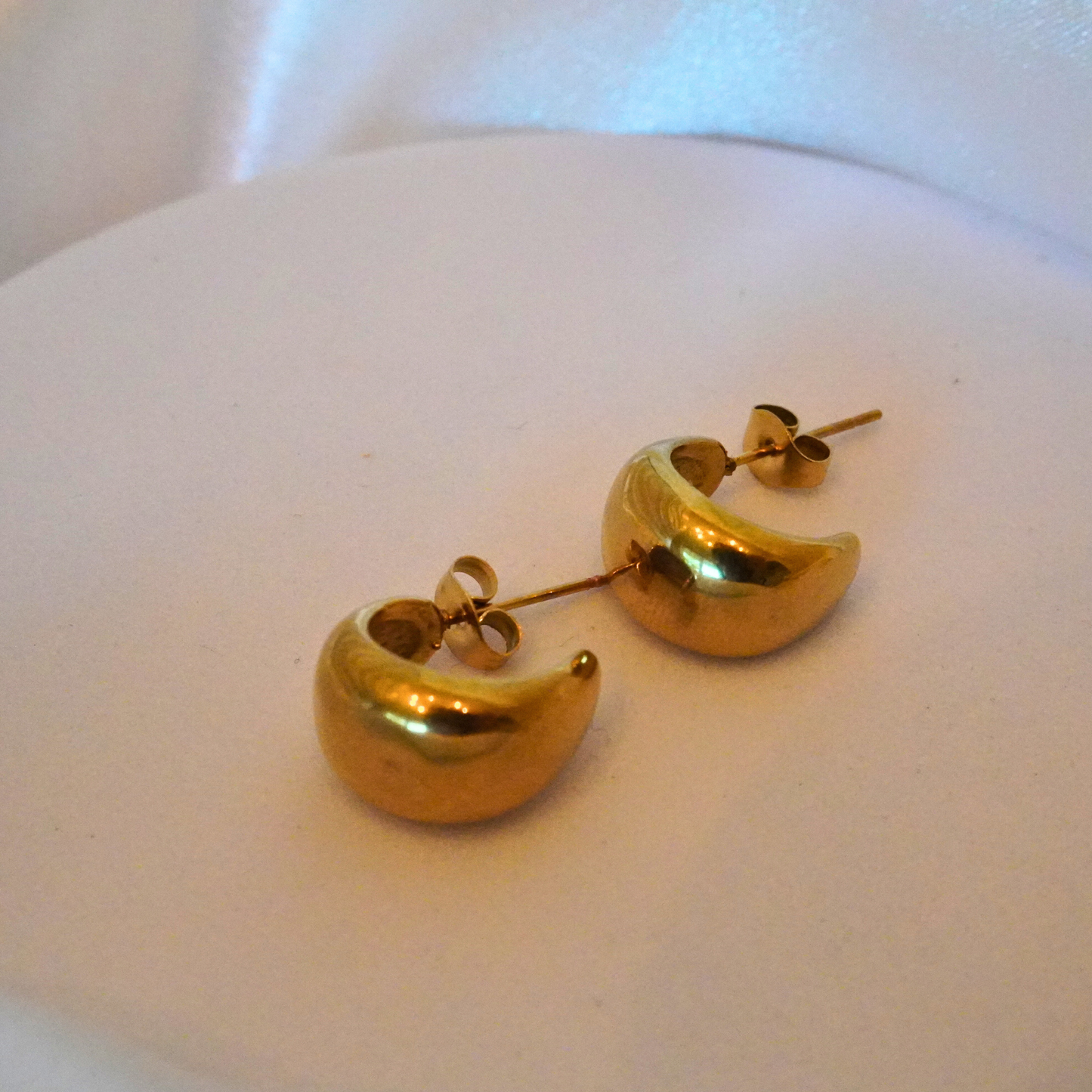 Bold Gold Statement Earrings