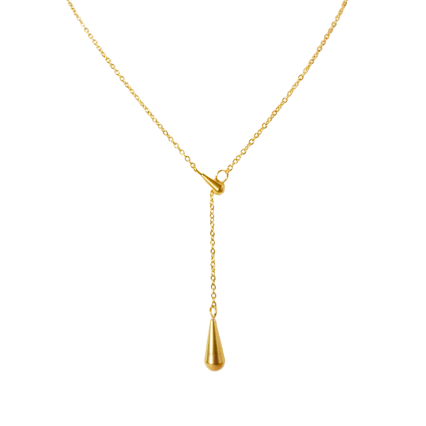 Golden Teardrop Necklace