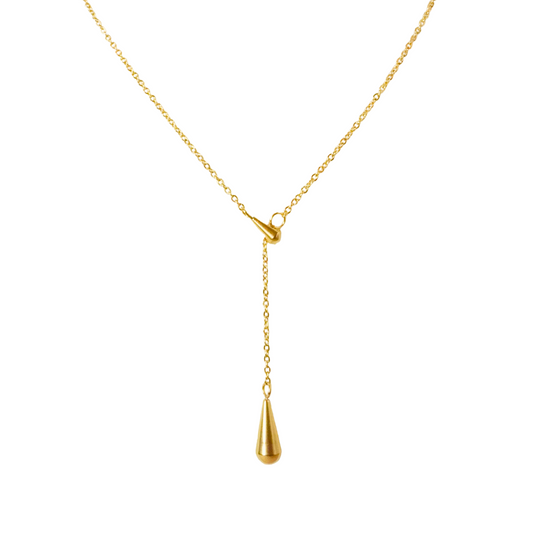 Golden Teardrop Necklace