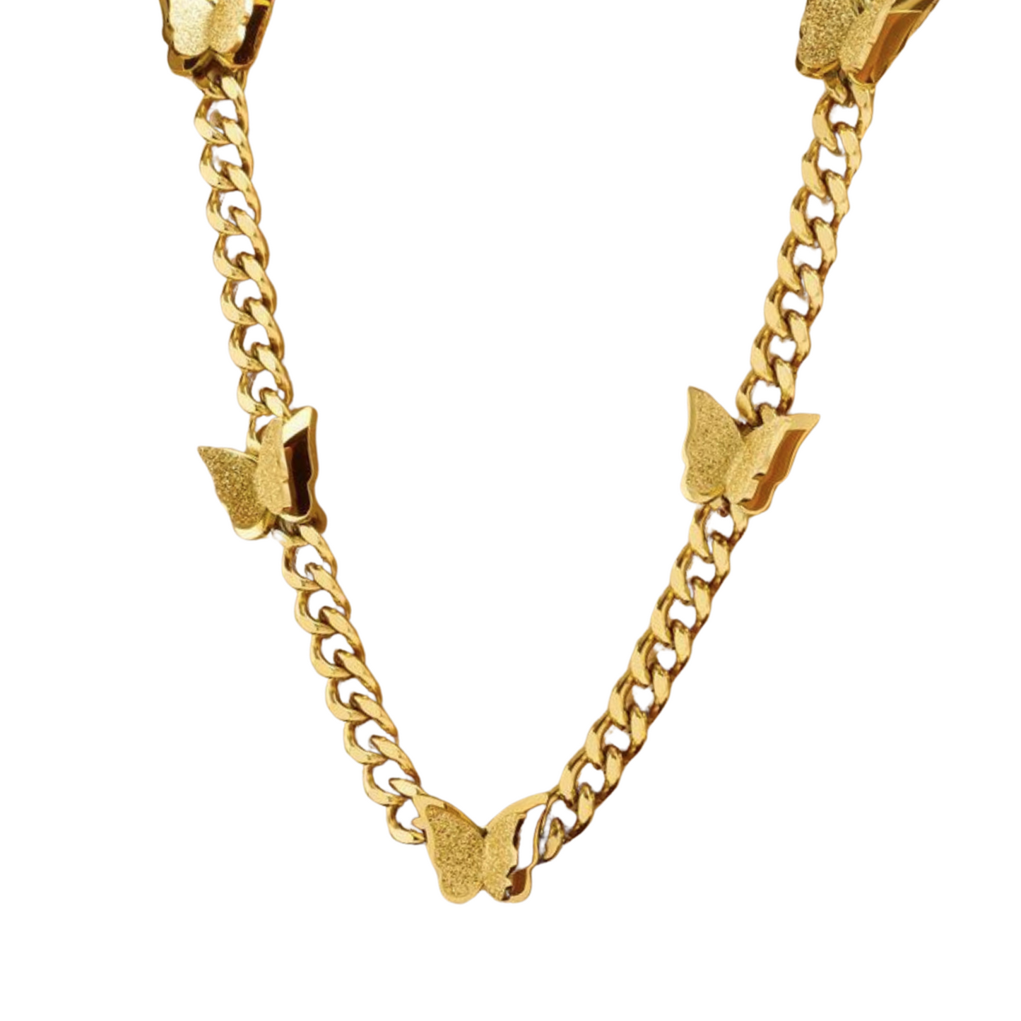 Gold Butterfly Necklace