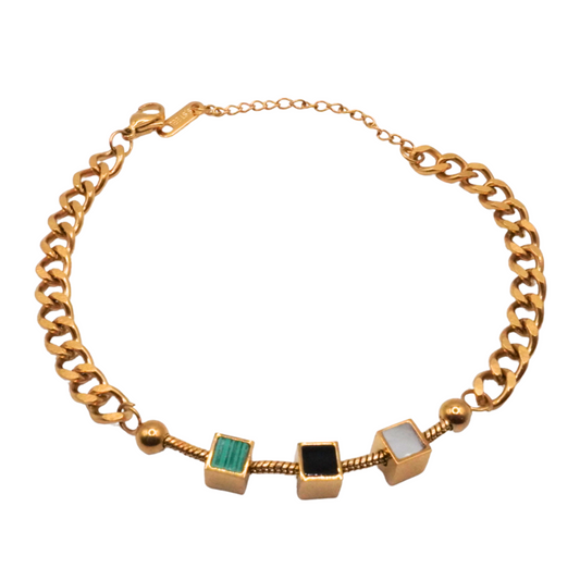 Geometric Gold Luxe Bracelet