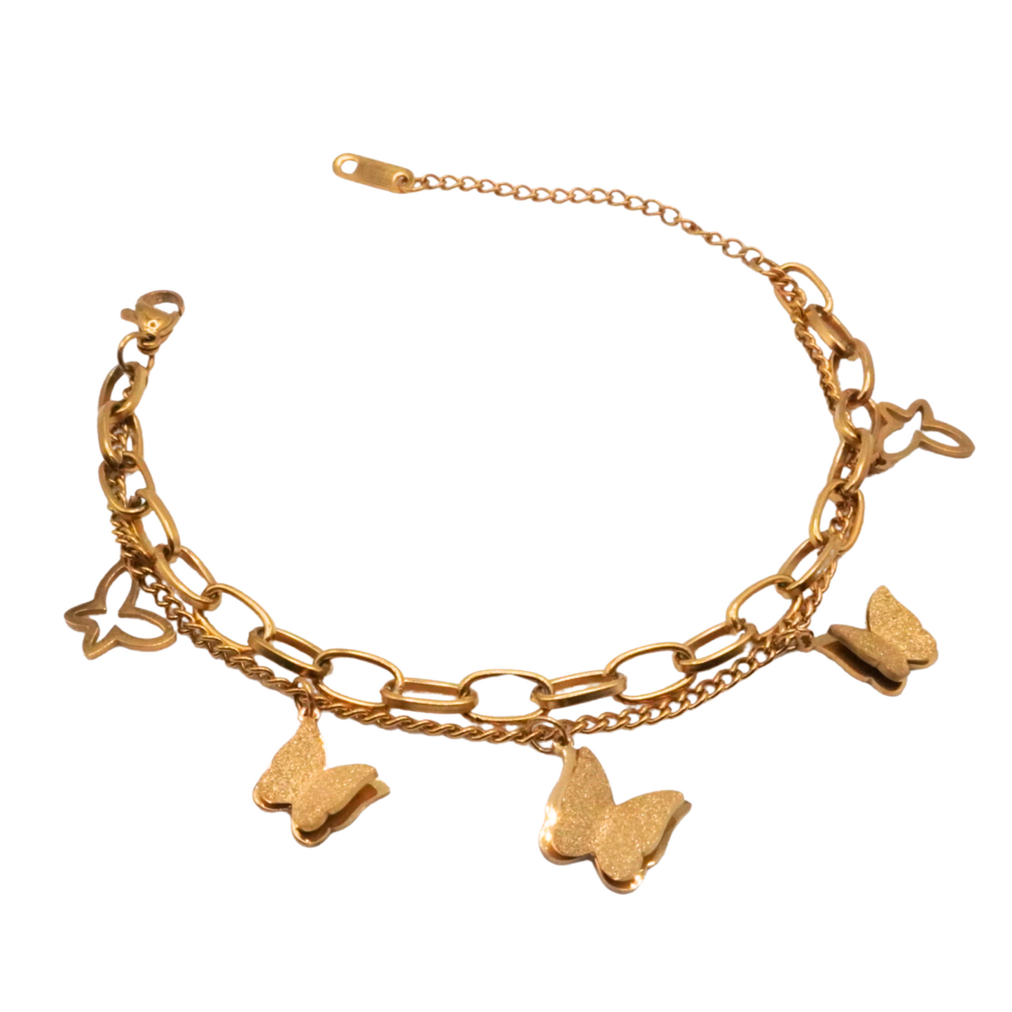 Golden Butterfly Braclet