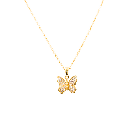 Butterfly Glitter Pendant